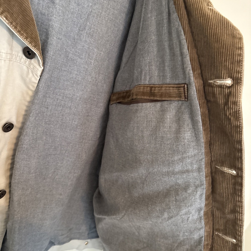 L.L.Bean Beige Khaki Vintage Jacket Men's Size X-Large 4 Pockets - Picture 6 of 8